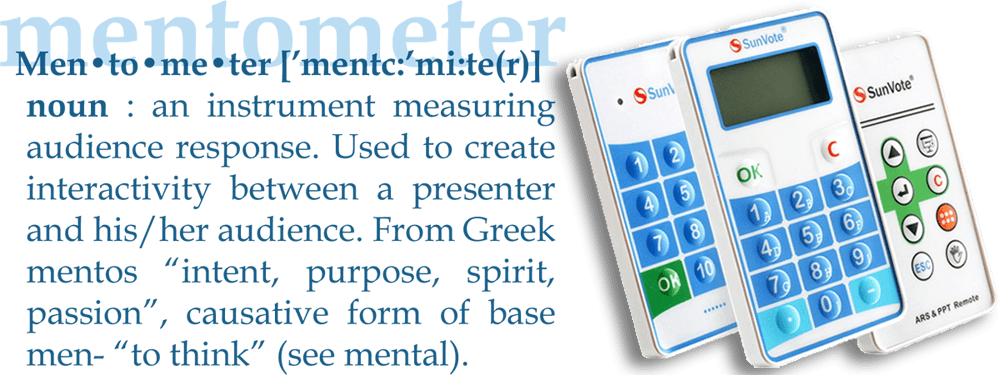 Mentometer dictionary